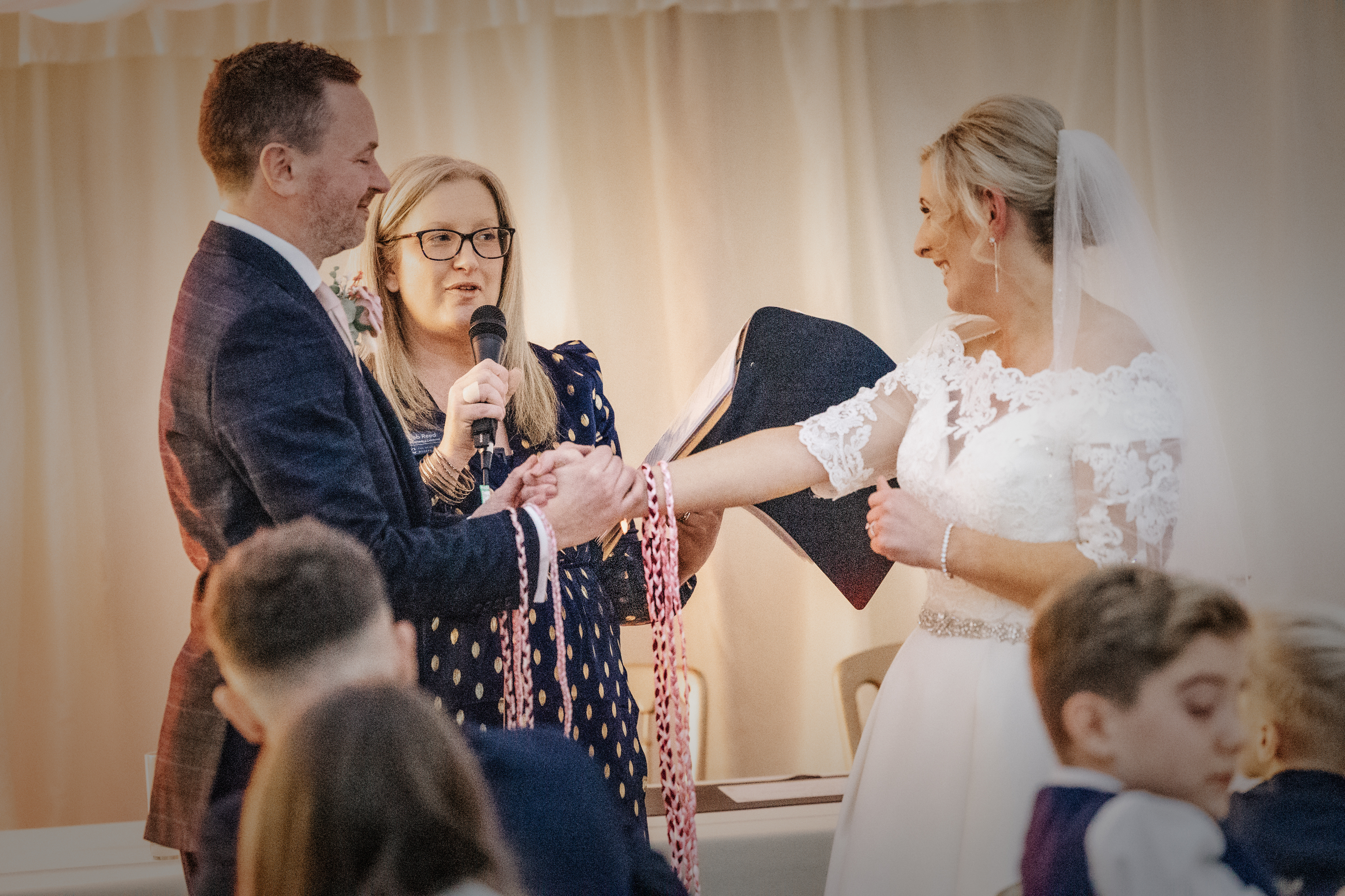 Deb Reed Celebrant Colchester Essex, performing the ceremony at Lauren and Tristans wedding.
